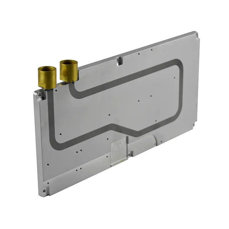 Aluminium-Wasser-Kühlplatte mit Kupferrohr
