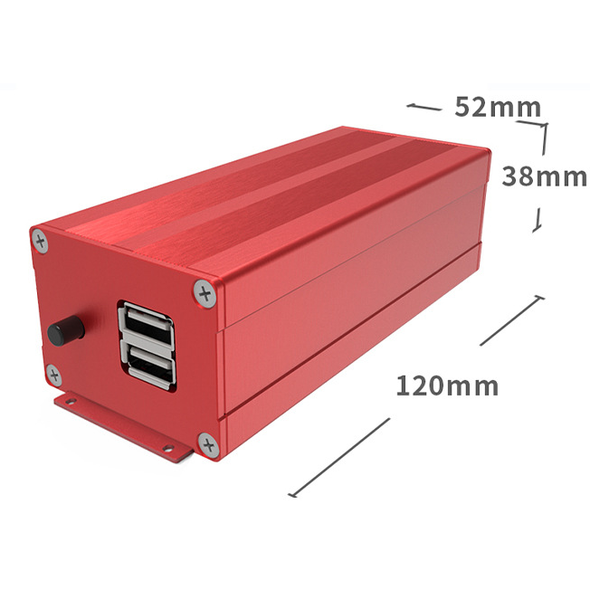 Recintos de extrusión de aluminio personalizados para carcasa electrónica